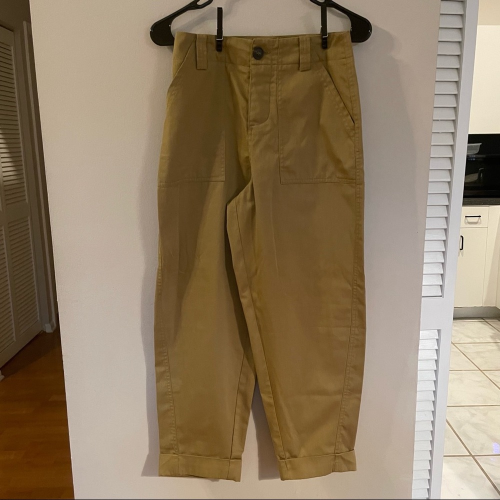 ASOS DESIGN relaxed combat trouser in olive